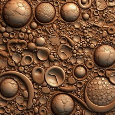 Patterns and decorations stl cells 3 3d model